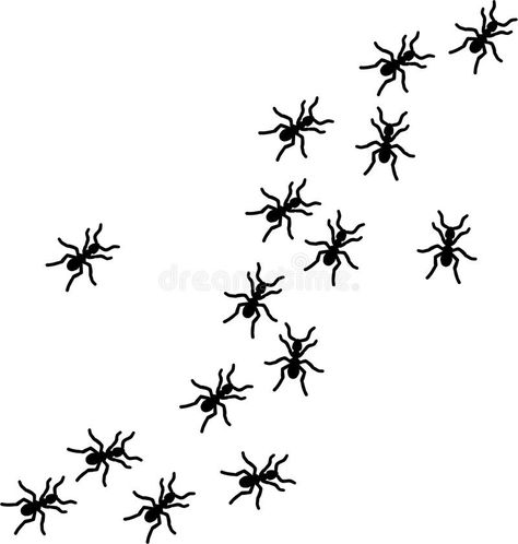 Ant Trail Ants. Ants walking in line, group of ants on white ground , #AFF, #Ants, #walking, #Ant, #Trail, #line #ad Ant Trail Tattoo, Grass Sketch, Ground Illustration, Ant Trail, Stippling Tattoo, Ant Drawing, Ant Tattoo, Black And White Clip Art, Bleaching Clothes