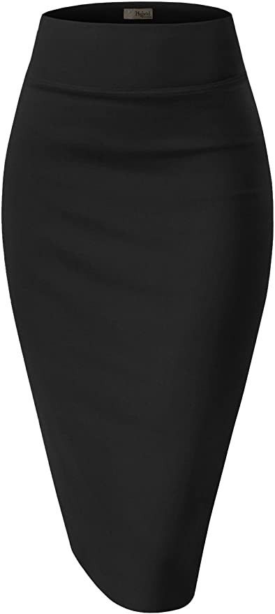 Pencil skirt Office Pencil Skirt, Stretch Pencil Skirt, Metallic Fabric, Skirt Fits, Black Pencil, Fall Skirts, Casual Skirt, Cute Skirts, Amazon Women