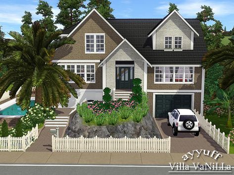 Classic American house for 5 persons. Found in TSR Category 'Sims 3 Residential Lots' Sims 3 Houses, Classic American House, Sims 3 Houses Ideas, American Room, Sims 2 House, Sims 3 Cc Finds, Sims 3 Mods, 2 House, Sims 4 House Plans