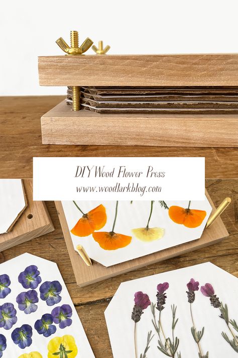 How to Make a DIY Flower Press - Woodlark Blog Woodlark Blog, Diy Flower Press, Pressed Flowers Diy, Drying Flowers, Pressing Flowers, Recycled Jars, Flower Notebook, Pressed Flower Crafts, Flower Press