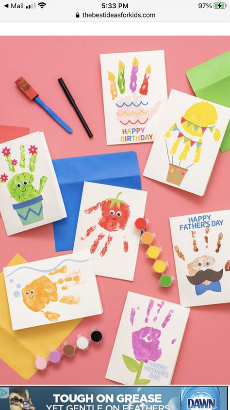 Best Ideas, Craft Kits, Card Ideas, Father's Day, For Kids, Birthday