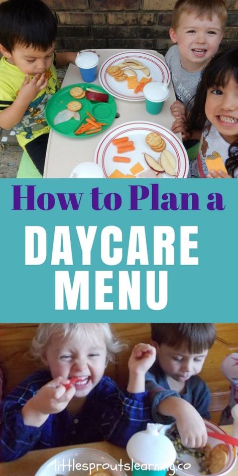 Daycare Menu Ideas, Inhome Daycare, Daycare Setup, Daycare Meals, Home Daycare Ideas, Daycare Rooms, Making A Plan, Home Childcare, Home Day Care