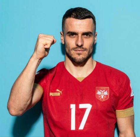 Filip Kostic of Serbia Kostic Serbia, Filip Kostic, World Cup 2022, Juventus, Soccer Players, Serbia, World Cup, Soccer, Football