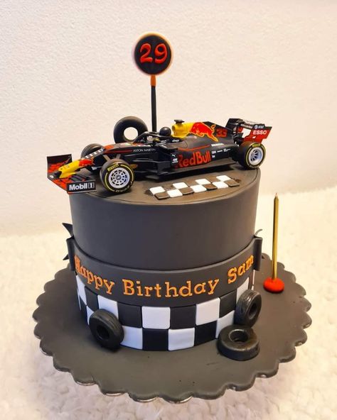 Red Bull Cake, Car Cakes For Boys, Cars Cake Design, Racing Cake, Cake Designs For Kids, Race Car Cakes, Cars Birthday Cake, Ideas Fiesta, Race Car Birthday Party