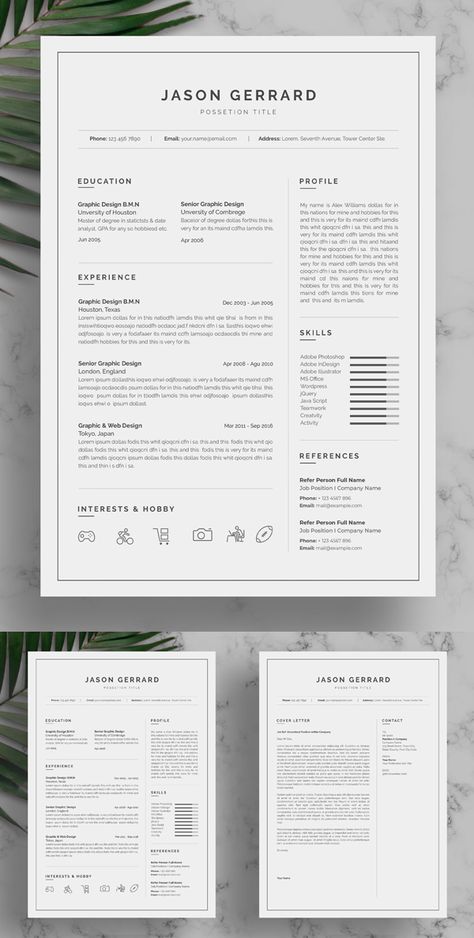 Cv Original Design, Minimal Resume Design, Cv Original, Minimal Resume Template, Cv Inspiration, Graphic Design Cv, Minimalist Resume Template, Minimal Resume, Clean Resume Template