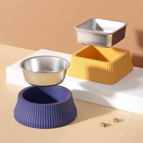 Every meal is full of rituals with this noble and elegant dog bowl, it feels like having a Greek feast. The large capacity also provides your pup a full stomach enjoyment. 
   
 
 Detachable design 
 Sturdy and durable 
 Stable, anti-slip & anti-overturn, 4 rubber feet 
 Noise reduction 
 Easy to clean & machine washable liner 
 Large capacity 
 
 Main Material 
 Polypropylene & Stainless steel 
 Size 
 Upper diameter: 13 cm / 5.1 inches  
 Lower diameter: 18 cm / 7 inches  
 Height: Greek Feast, Pet Feeding Area, Dog Feeding Bowls, Large Dog Bowls, Elegant Dog, Stainless Steel Dog Bowls, Egg Bowl, Steamed Eggs, Roman Columns