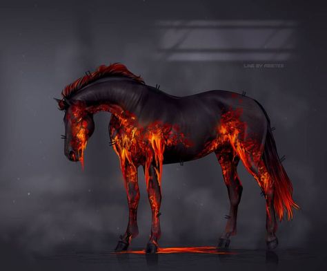 Dragon Horse, Fire Horse, Magical Horses, Rasy Koni, Mythical Dragons, Animal Illustration Art, Humanoid Creatures, Horse Inspiration, Fantasy Horses