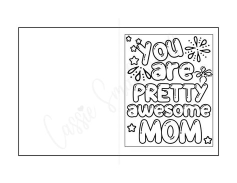 free printable Mother's Day card coloring sheets Mothers Day Cards Printable Free, Free Printable Mothers Day Coloring Cards, Mothers Day Card Template Free Printable, Mothers Day Printable Card, Free Mothers Day Cards Printables, Mother’s Day Coloring Pages, Mothers Day Cards Templates, Mothers Day Crafts Easy, Mothers Day Printables Free Templates