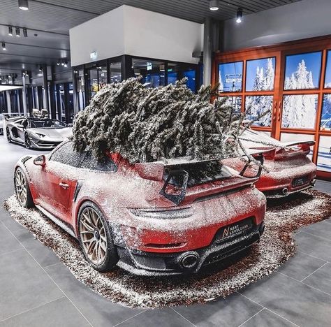 Christmas Porsche, Porsche Christmas, Christmas Cars, Cars Porsche, Car Christmas, Best Jdm Cars, Tech Art, Christmas Car, Nissan 370z