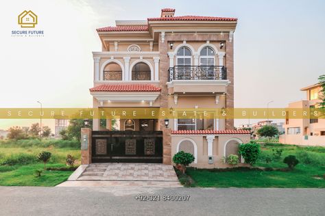 Back of Main 200 Feet Road 5 Marla Spanish Solid Owner Build Luxury House For Sale at Prime Location In DHA Phase 9 Town Lahore ID # 804 📲 Contact : +92-321 8400207 (Saqib Warraich) 📲 Contact : +92-300 4846686 (Fayyaz Warraich) 📧 dhasecurefuture@gmail.com 🌐 https://www.securefuture.com.pk 🇵🇰 140-G Phase-1 DHA Lahore 3 bedrooms 4 bathrooms 1 TV lounges 1 Drawing room 1 Dining room 1 kitchens 1 Car Parking Lush Huge green Lawn. Tilled Flooring 1 Store. Ideal Location. 5 Marla Spanish Front Elevation, 5 Marla Spanish Elevation, Spanish Front Elevation, 5 Marla House Front Elevation, Spanish Elevation, Spanish House Design, Indian House Exterior Design, 3 Storey House Design, Front Wall Design