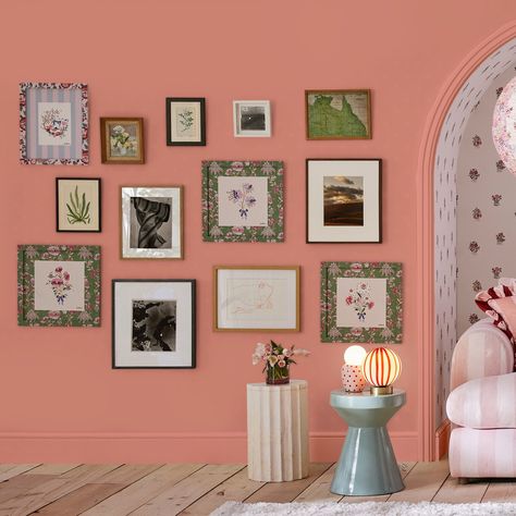 Peach Picking is a vintage inspired, peachy coral pink paint colour, that is full of elegance and charm. Coral Living Rooms, Peach Picking, Pink Paint Colors, Modern And Traditional Decor, Paint Colour, Pink Paint, Glitter Paint, Holiday Baby, Mural Wall Art