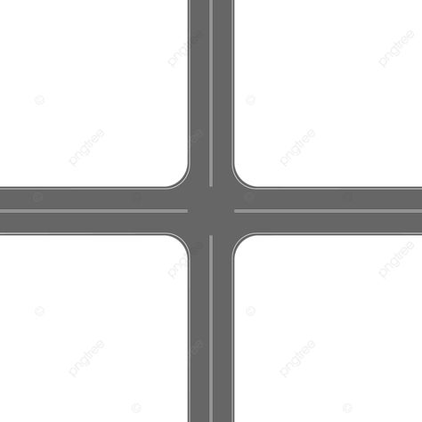 Crossroads Illustration, Top View Illustration, Road Intersection, Ice Hockey Rink, Gray Stairs, View Illustration, Road Markings, Png Transparent Background, Icon Set Vector