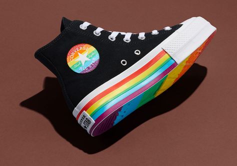 Converse Pride 2020 Collection - Release Date | SneakerNews.com Galaxy Shoes, Pride Shoes, Converse Custom, Mode Shoes, Rainbow Shoes, Pride Outfit, Aesthetic Shoes, Swag Shoes, Didi