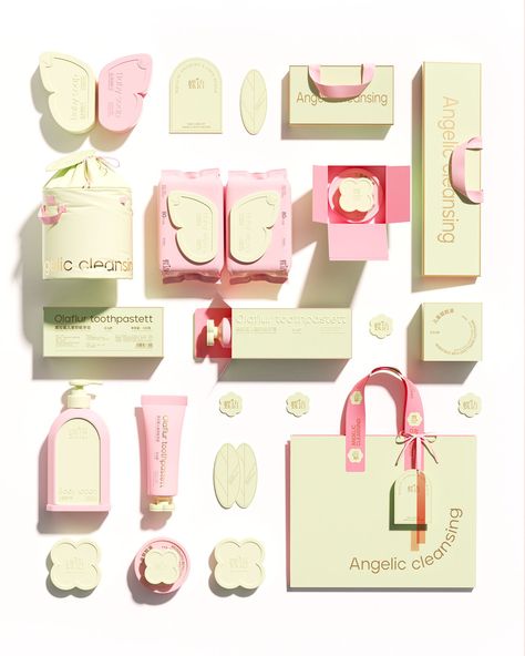 Logo Packaging Design, Packaging Idea, Luxury Packaging Design, Baby Products Packaging, Packaging Ideas Business, Cosmetic Packaging Design, Makeup Package, Palette Design, Skincare Packaging