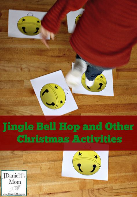 Christmas Activities - Jingle Bell Hop Printable Cards and other Activities for Kids to Play Music Theme Crafts, Christmas Music Activities, Polar Express Activities, Jingle Bell Crafts, Polar Express Theme, Christmas Units, Christmas Lesson, Lesson Plans For Toddlers, Print Cards