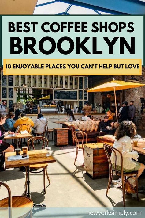 New York Cafes, Best Cafes In Nyc, Brooklyn Coffee Shop, Food In New York City, Where To Eat In Nyc, Cafe In Nyc, Coffee Shop New York, Brooklyn Cafe, Best Pizza In Nyc