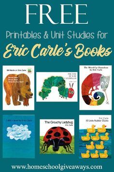 Eric Carle Activities Preschool, Eric Carle Classroom Theme, Eric Carle Crafts, Eric Carle Classroom, Eric Carle Art, Eric Carle Activities, Today Is Monday, Preschool Literacy, Author Studies