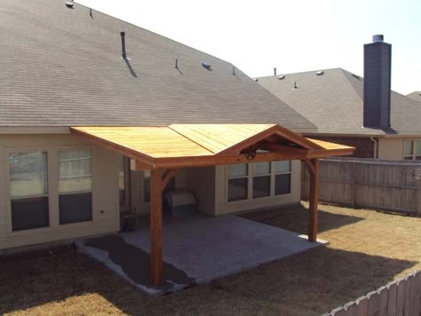 Attached To Fascia Archives - Hundt Patio Covers and Decks One Story Patio Cover, Detached Covered Deck, Diy Covered Deck Attached To House, Gable Roof Gazebo, Lean To Covered Patio, Deck With Roof Attached To House, Flat Roof Patio Ideas, Ranch House Patio Cover, Shed Roof With Gable