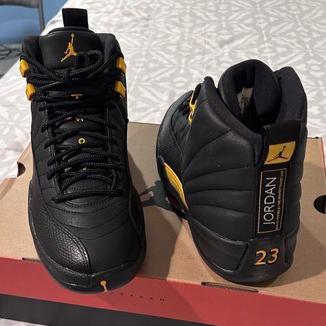 Great Sneaker For Any Occasion You Can Dress Down And Still Be Royalty, Or You Can Dress Up Like The Royalty You Are, Or Take It To The Court Jordan 12 M 8.5 W 10 Best Prices Anywhere Shoes All Perfect Flawless Dead Stock All Original Boxs Will Entertain Any Offers Within 10/40$ Dream Shoes Jordans, All Black Jordans, Jordan Retro 4 Royalty, Latest Jordan Shoes, Tenis Retro, Zapatillas Jordan Retro, Jordan Shoes For Sale, Nike Shox Shoes, Jordan Shoe