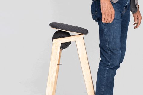 High Stool Design, Standing Chair, Workshop Stool, Standing Desk Chair, Ergonomic Stool, Unique Chairs Design, Adjustable Chair, Adjustable Computer Desk, Tall Stools