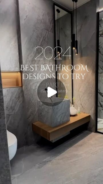 Bathroom Designs 2024, Bathroom 2024 Design Trends, Modern Bathroom Tiles Design Ideas, Marble And Wood Bathroom, 2024 Bathroom Trends, Boutique Hotel Bathroom, Washroom Design Ideas, Modern Bathroom Design Tile, Blue Marble Bathroom