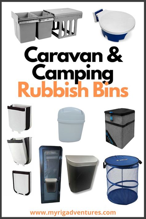 Looking for the perfect bin for your camping or caravanning adventures? Here are 15 options to choose from, which work with a variety of different set-up types. #camping #campingbin #caravan&camping #campingaustralia #campingtips Campervan Bin Ideas, Rv Trash Can Ideas, Caravan Storage Ideas Australia, Caravan Storage Ideas, Caravan Hacks, Caravan Storage, Best Campervan, Small Caravans, Caravan Ideas