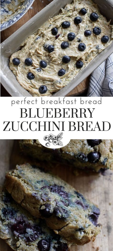 Easy Dessert Recipes This classic blueberry zucchini bread recipe is healthy, hearty and a perfect breakfast bread that is moist, and delicious. Sometimes the simplest recipes are the best! Check out my Blueberry Zucchini Bread Recipe! Chocolate Blueberry Zucchini Bread, Blueberry And Zucchini Bread, Lemon Blueberry Zucchini Bread Healthy, Zucchini Blackberry Bread, Huckleberry Zucchini Bread, Blueberry Banana Zucchini Bread, Whole 30 Zucchini Bread, Easy Healthy Blueberry Recipes, Zucchini Bread No Vegetable Oil