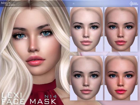 Sims 4 Facemask, Cc Skin, Makeup Cc, Pale Face, Skin Face Mask, Sims 4 Cc Makeup, Sims 4 Cc Skin, Mod Girl, Sims Ideas