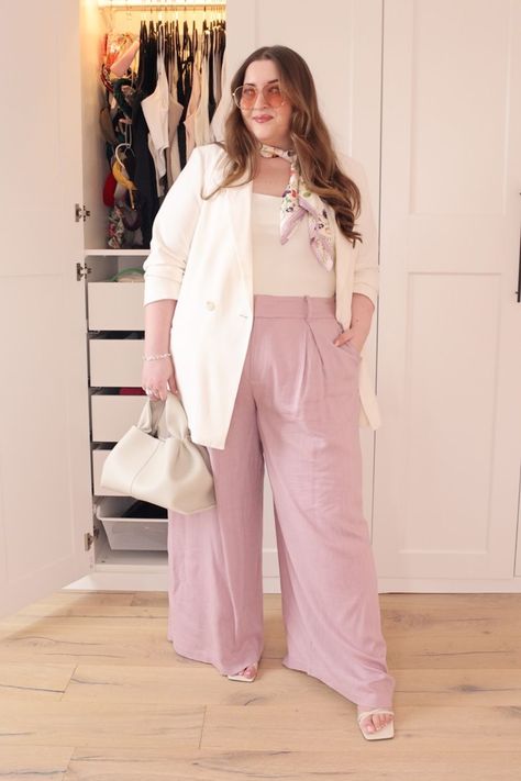 diana.dares no LTK Diana Dares, Conference Outfit, Plus Size Wide Leg Pants, Wide Leg Pants Outfit, Leadership Conference, Plus Size Looks, Guy Style, Plus Size Work, Look Plus Size