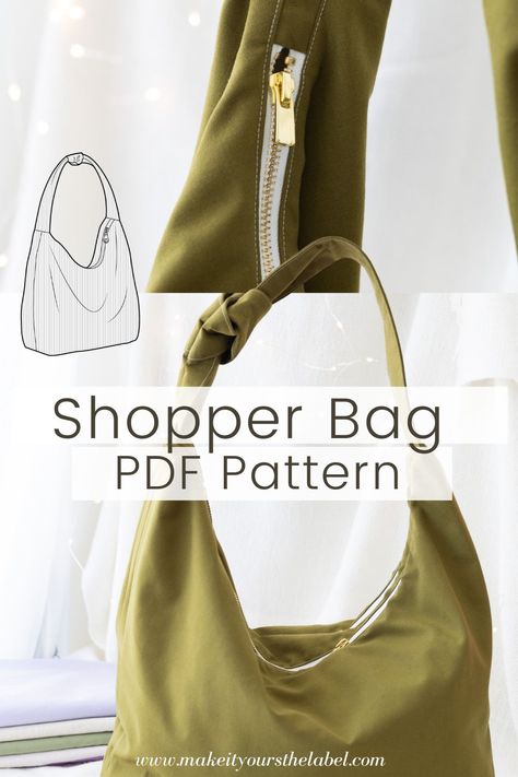 Shopper bag, Knot handle, Knotted tote bag, Borg bag sewing pattern, Canvas bag pattern, Knotted bag pattern, Knot bag pdf sewing pattern, handbag sewing pattern, shoulder bag, linen bag, women's bag pdf sewing pattern, beginner bag pattern, tote bag pattern, Knot bag pdf Free Pattern Bag Sewing, Zipper Tote Bag Pattern Free, Bag Tutorials Free Pattern, Bag Patterns To Sew Free, Sew Handbag, Shopper Bag Pattern, Unique Sewing Patterns, Hobo Bag Patterns, Sac Tote Bag