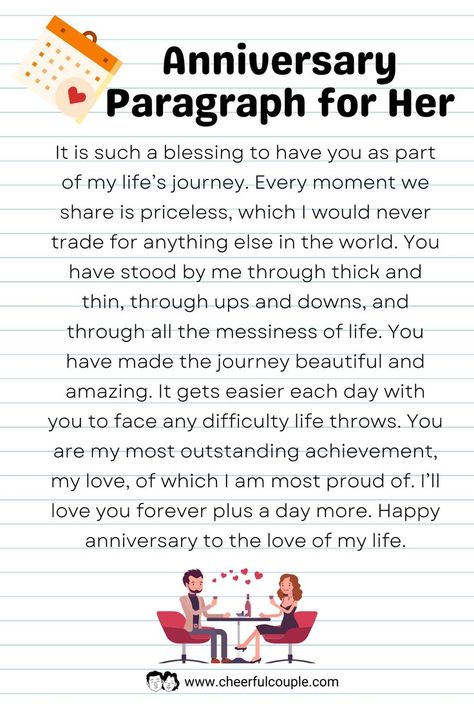 Anniversary Paragraph for Her Cute Pin Anniversary For Her Romantic, Happy Togetherness Wishes, Aniversary Gifts For Her, Happy 1 Year Anniversary My Love, 2 Year Of Togetherness Quotes, First Anniversary Letter To Girlfriend, Love Letters To Your Girlfriend Anniversary, 1 Year Love Anniversary Wishes For Boyfriend, Happy Anniversary For Girlfriend