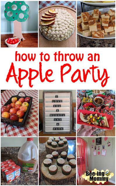 How to throw an Apple themed double birthday party Maple Themed Party, Apple Orchard Party Ideas, Apple Theme Decorations, Apple Tasting Party, Fall Apple Centerpieces, Apple Orchard First Birthday, Apple Theme Party Decorations, Apple Birthday Theme, Apple Of My Eye Balloon Arch