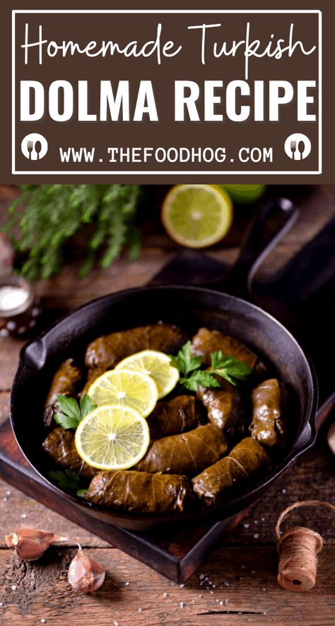 Bosnian Cevapi Recipe, Dolma Recipe, Grape Leaves Recipe, Stuffed Vine Leaves, Greece Food, Lemon Soup, Bosnian Recipes, Stuffed Grape Leaves, Greek Dishes