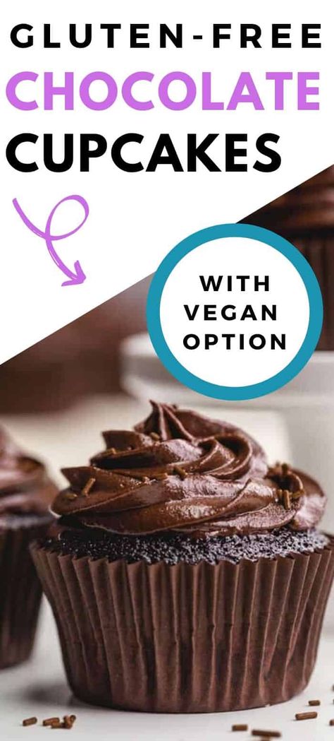 Paleo Chocolate Cupcakes, Vegan Chocolate Frosting, Chocolate Cupcakes Recipe, Gluten Free Chocolate Cupcakes, Chocolate Cake From Scratch, Dairy Free Frosting, Gluten Free Brands, Vegan Frosting, Cupcakes Birthday