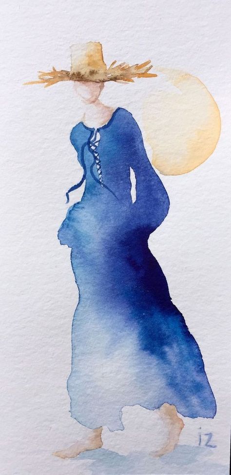 Aquarelle Art Ideas, Person Watercolor, Watercolor People, Loose Watercolor Paintings, Learn Watercolor Painting, Aquarelle Art, Watercolor Art Paintings, Watercolor Paintings For Beginners, Diy Watercolor Painting