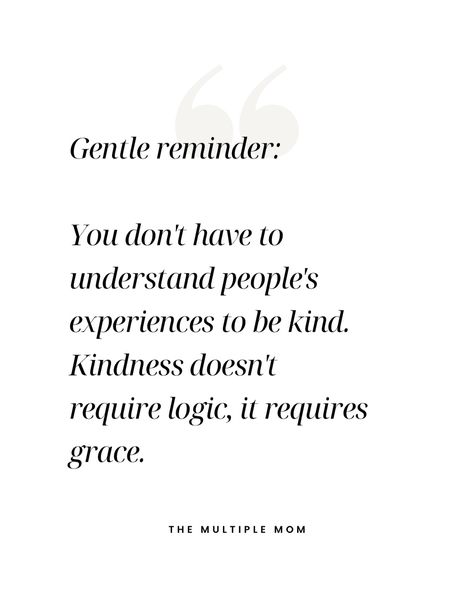 We don’t need to fully understand someone’s journey to show them kindness. In a world that often demands explanations and reasons, remember that kindness isn’t bound by logic. It’s bound by grace. Grace means offering compassion, empathy, and love without conditions. It’s choosing to be kind even when it doesn’t make sense, even when you don’t fully grasp what someone else is going through. Let’s be the kind of people who uplift others without needing to “get it“. Kindness is our superpowe... Giving Grace To Others Quotes, Quotes About Kindness To Others, Kind People Quotes, Love Without Conditions, Empathy Meaning, Loving Others, Grace Quotes, This Kind Of Love, Loving Kindness