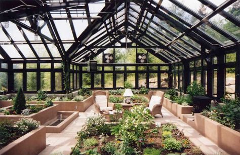 20+ Awesome Backyard Greenhouse Ideas For Gardening Enthusiasts Bonsai Greenhouse, Greenhouse House, Desert Farm, Serre Diy, Empty Pool, Best Greenhouse, Indoor Vegetables, Lots Of Plants, Large Greenhouse