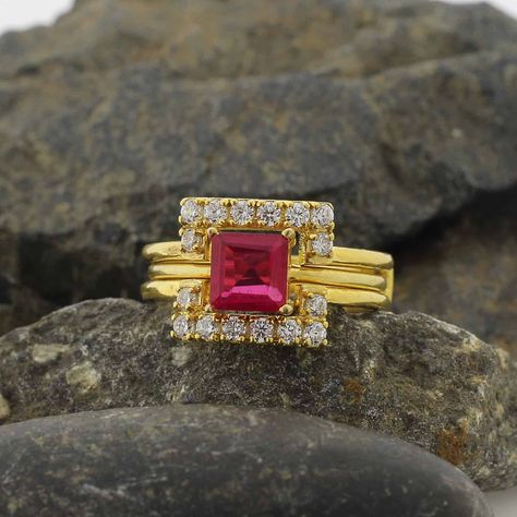 Excited to share the latest addition to my #etsy shop: Princess Diamond solitaire Ring Guard, Lab Ruby guard in 14K solid gold #jewelry #ring #no #squareprincess #gold #rosegold #diamond #yes #victorian https://etsy.me/2R1NL7W Wedding Ring Guard, Ring Guards Enhancer, Princess Diamond Ring, Anniversary Gifts For Her, Anniversary Ring Set, Ring Guard, Diamond Wedding Rings Sets, Ruby Diamond Rings, Diamond Wedding Ring