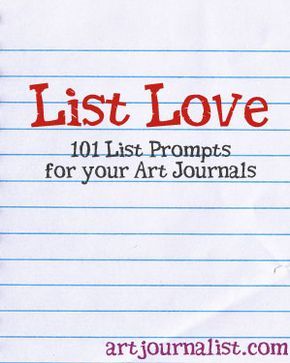 GREAT IDEAS TO GET ORGANISED VIA MAKING A LIST List Prompts, Art Journal Prompts, Smash Journal, A Notebook, Sketchbook Journaling, Smash Book, Art Journal Pages, Altered Books, Art Journal Inspiration