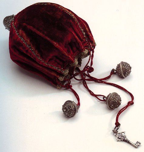 Medieval Pouch, Medieval Bag, Costume Closet, Drawstring Purse, Ethnic Bag, Velvet Purse, Silver Key, Potli Bags, Vintage Purses