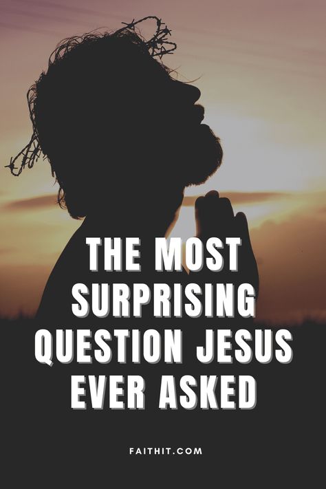 "When Jesus asks a question, it’s not a search for information... But there is one particular moment in the gospels when He asks a very surprising question." #jesus #godanswers #gospels #question #christian #faith Jesus Facts, Faith Healing, Childrens Sermons, Biblical Marriage Quotes, Bible Topics, Jesus Teachings, The Gospels, Gospel Quotes, Gods Guidance