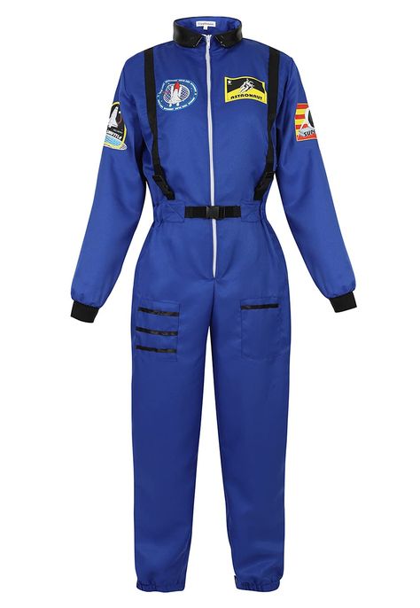 PRICES MAY VARY. Polyester Zipper closure Womens astronaut spacewoman costume,full length body jumpsuit,center front zipper, patches on right breast. Astronaut Costumes Material:This Halloween Costume made of high quality polyester.Very confortable and soft.Easy to wear. Space Suit Costume perfect for cosplay party, stage performances, costume party, Halloween, astronaut theme party and more! Astronaut Costumes for women,take off on an intergalactic adventure this Halloween when you wear this As Spaceman Costume, Space Suit Costume, Astronaut Halloween Costume, Astronaut Halloween, Space Costumes, Astronaut Suit, Halloween Costume Suit, Astronaut Costume, Zipper Jumpsuit