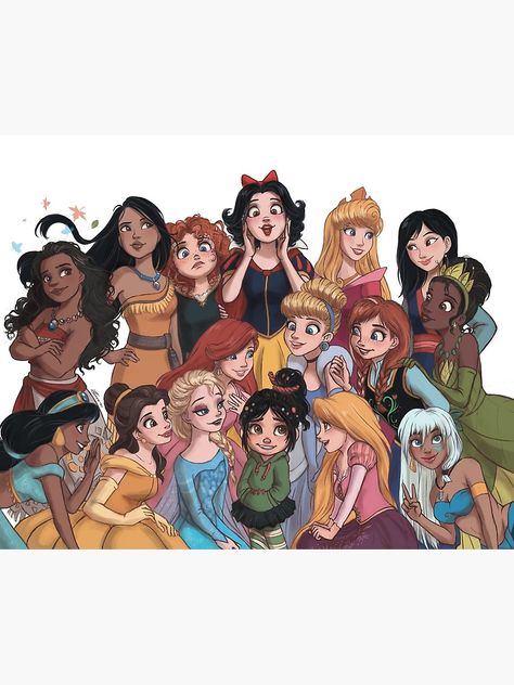 Disney Princesses Together, Wreck Ralph, Princess Eilonwy, Disney Kızları, Kida Disney, Galaxy Heart, Princesse Disney Swag, Lindo Disney, Humor Disney