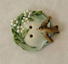 Jewelry Craft Ideas - Pandahall.com Button Collecting, Tiny White Flowers, Round Button, Swallows, Button Cards, Antique Buttons, Button Art, Sewing Items, Button Jewelry