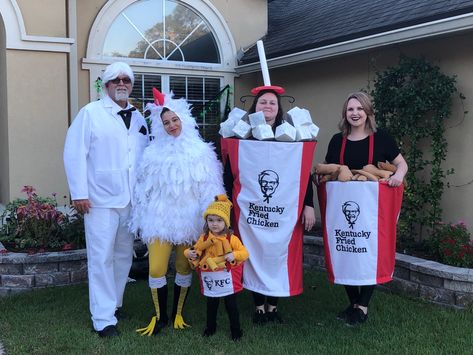 Kentucky Chicken, Kentucky Fried, Meal Deal, Family Costumes, Family Meal, Family Halloween, Fried Chicken, Family Meals, Chicken