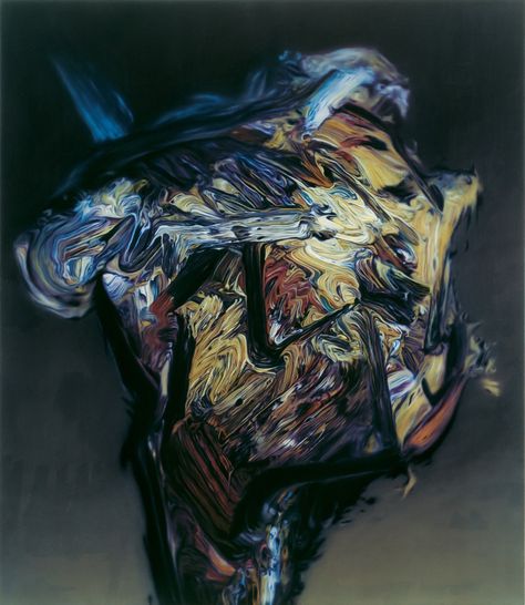 Glenn Brown, Breaking God's Heart, 1999 Adrian Ghenie, Glenn Brown, Appropriation Art, Kehinde Wiley, Science Fiction Illustration, God's Heart, Angel Painting, Pushes And Pulls, Brown Art