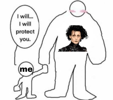 Edward Scissor Hands Pfp, Edward Scissorhands Fanart, Edward Scissorhands Drawing, Edward Scissorhands Aesthetic, Feminist Movies, Edward Scissor, Scissor Hands, Barnabas Collins, Tim Burton Characters