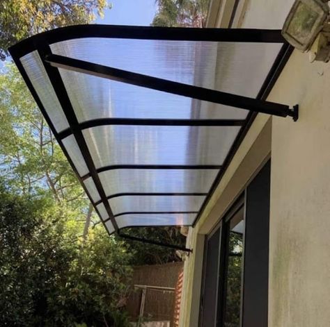 Awning Ideas Patio, Roof Canopy Design, Awning Over Door, Shed Roof Design, Garden Shed Interiors, House Awnings, Porch Awning, Modern Gazebo, Window Canopy