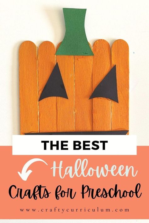 Kindergarten Halloween Crafts, Halloween Activities For Toddlers, Halloween Craft Activities, Halloween Craft Ideas, Spooky Halloween Crafts, Halloween Crafts For Toddlers, Fun Halloween Crafts, Autumn Activities For Kids, Easy Halloween Crafts