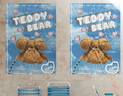 Check out new work on my @Behance profile: "Teddy Bear Poster Design" http://be.net/gallery/167461955/Teddy-Bear-Poster-Design Stayc Poster, Teddy Bear Poster, Booklet Design Layout, Graphic Design Music, Bear Poster, Teddy Bear Design, Booklet Design, Bear Illustration, Bear Graphic